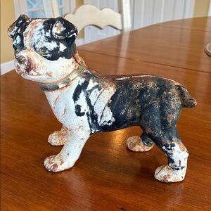 Vintage Bulldog Cast Iron Doorstop